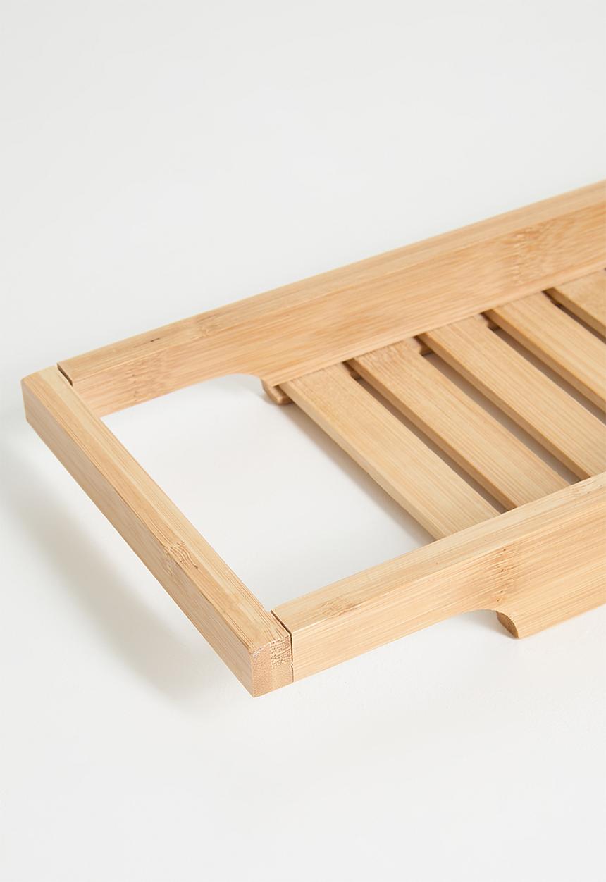Bathroom Solutions - Bamboo Bath Rack - Natural