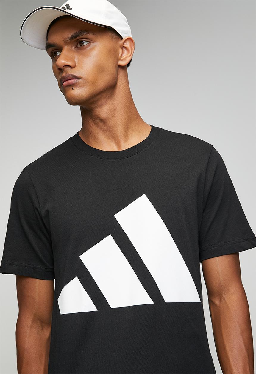 adidas Performance - Big Logo SJ Tee  - black/white
