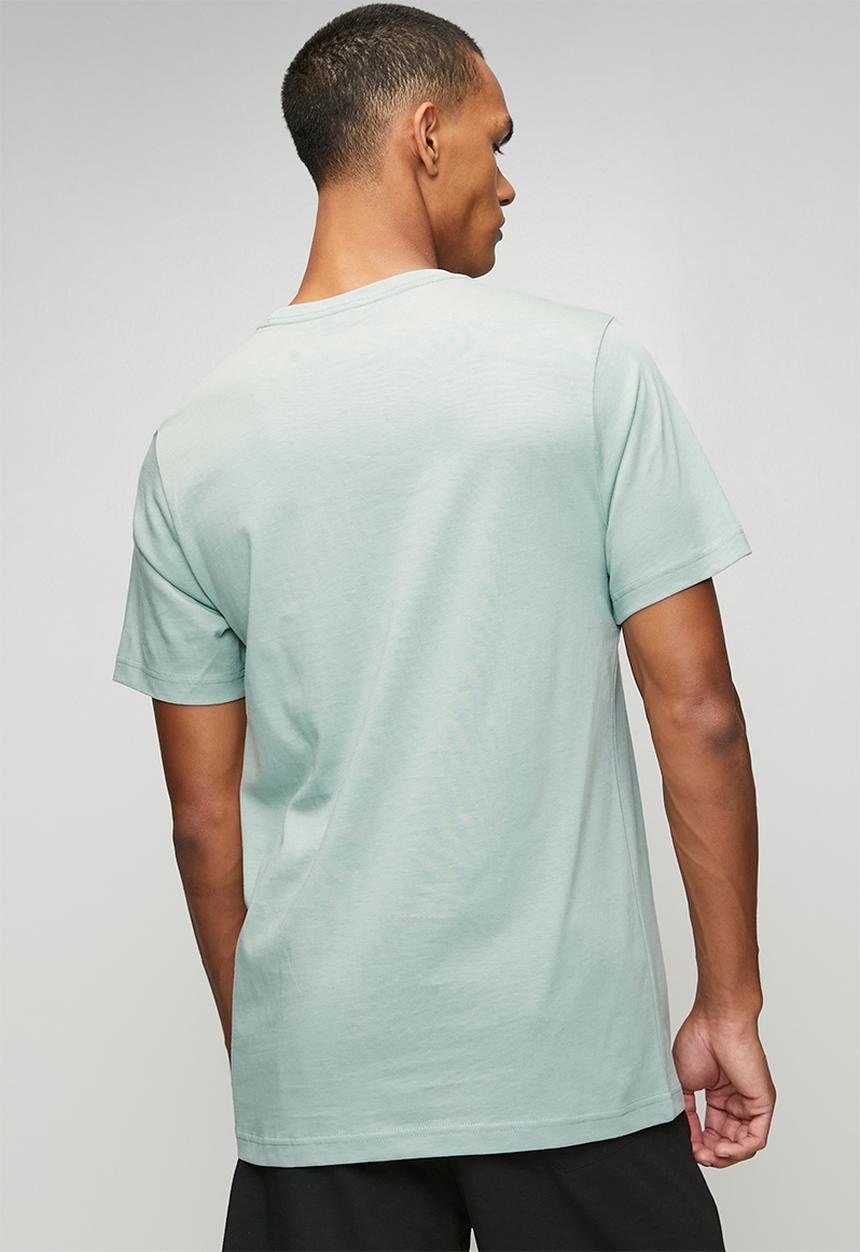 adidas Performance - Big Logo SJ Tee  - Wonder Sage Green / White