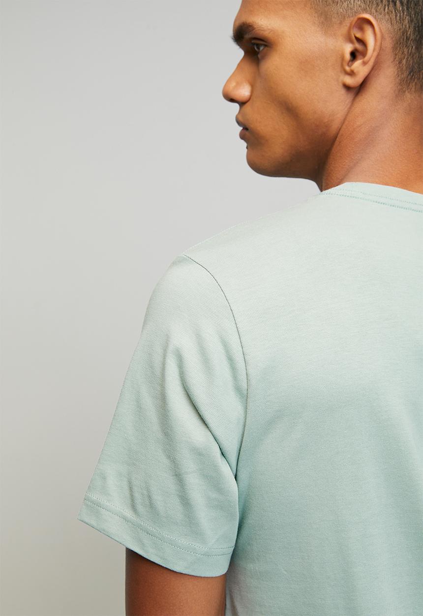 adidas Performance - Big Logo SJ Tee  - Wonder Sage Green / White