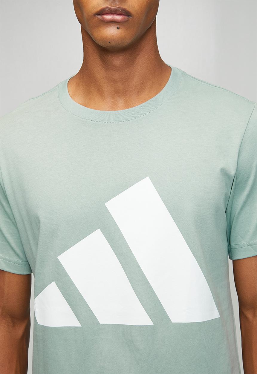 adidas Performance - Big Logo SJ Tee  - Wonder Sage Green / White