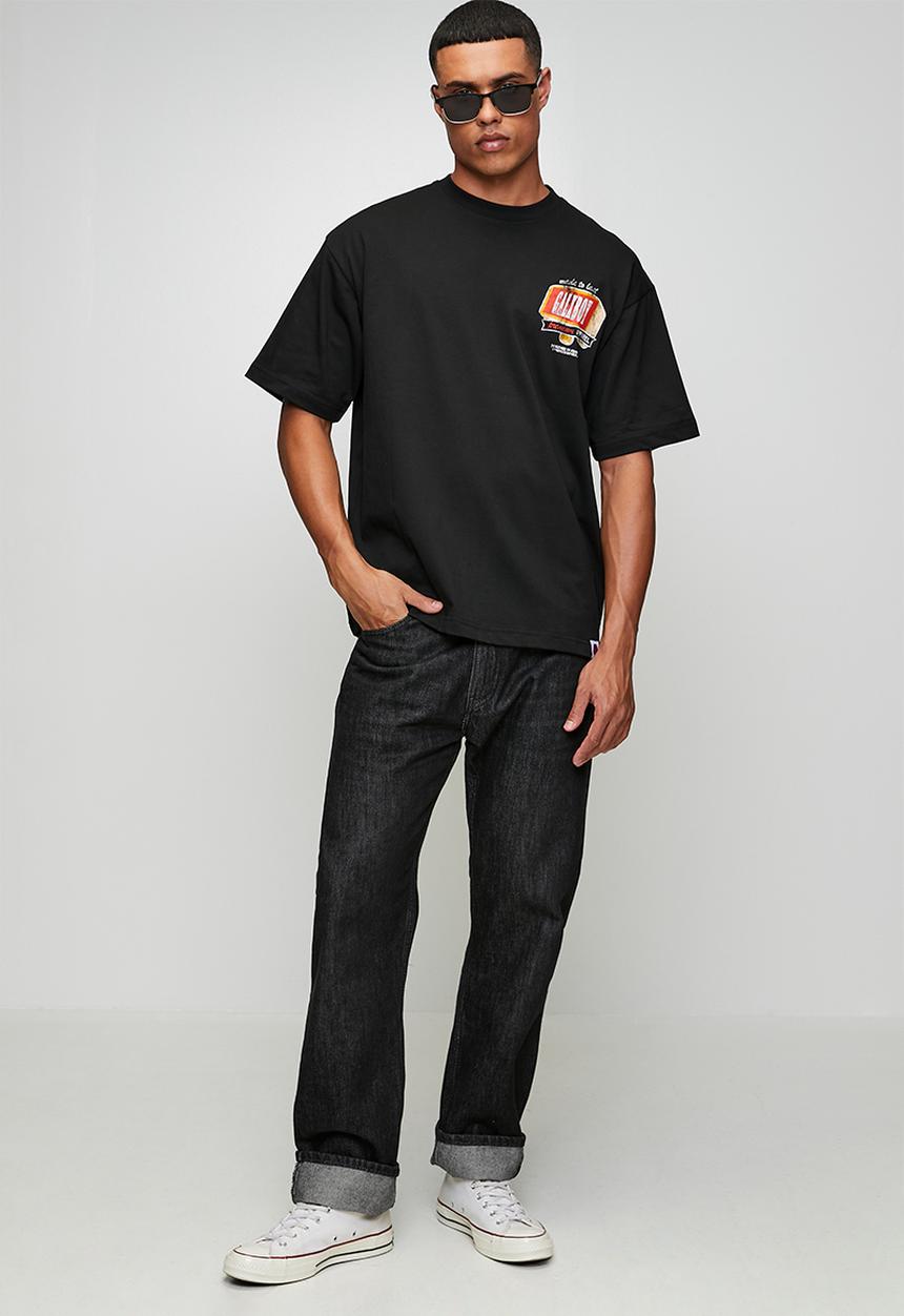 GALXBOY - DELUXE T-SHIRT  - BLACK