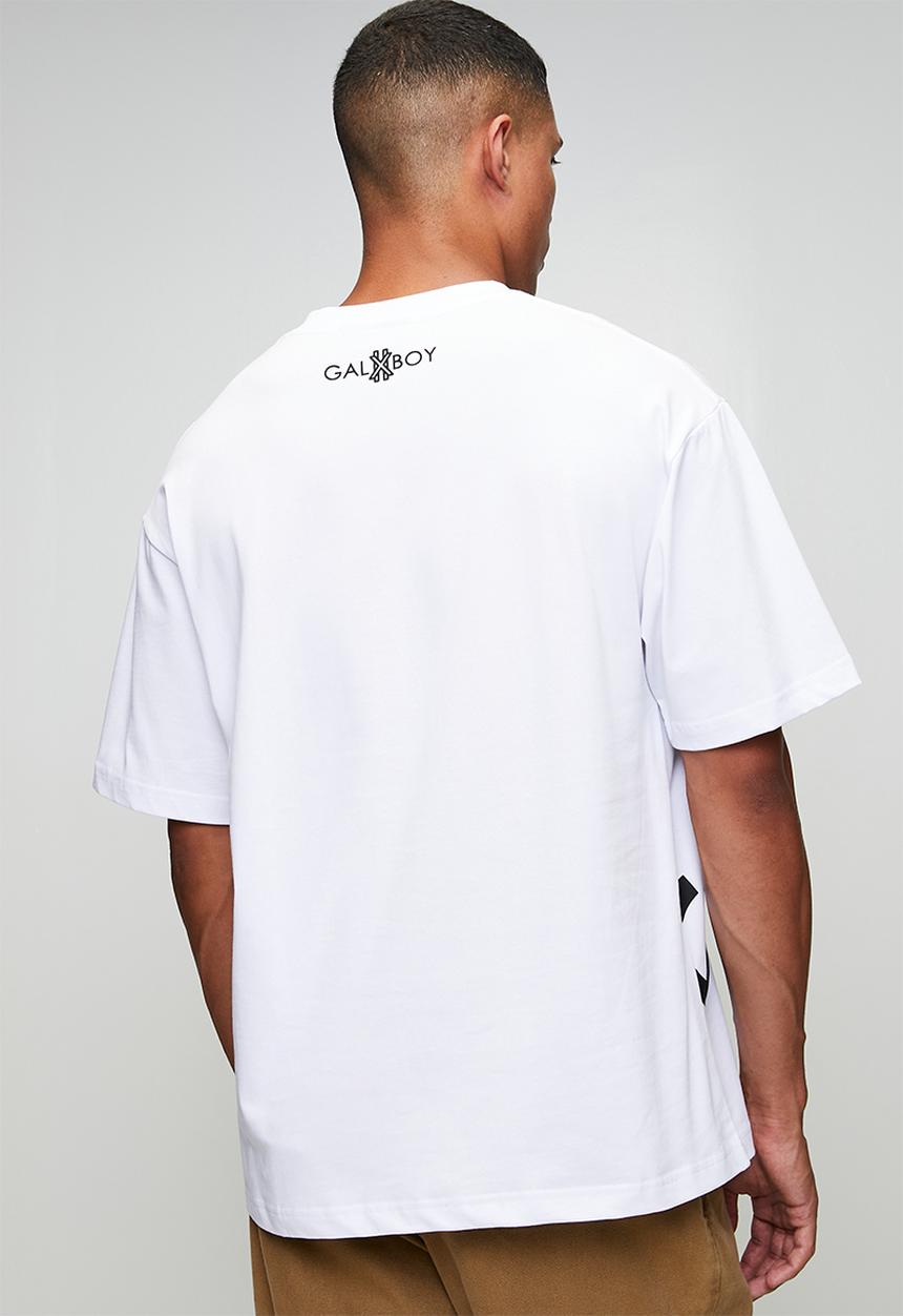 GALXBOY - OG BOW T-SHIRT  - WHITE