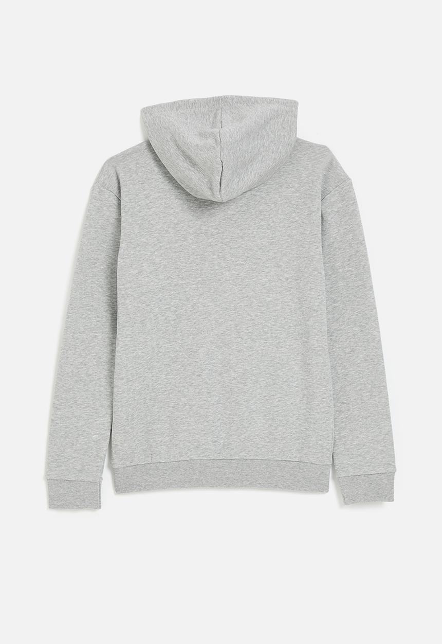 adidas Originals - Full Zip Hoodie Y S26 - Medium Grey Heather
