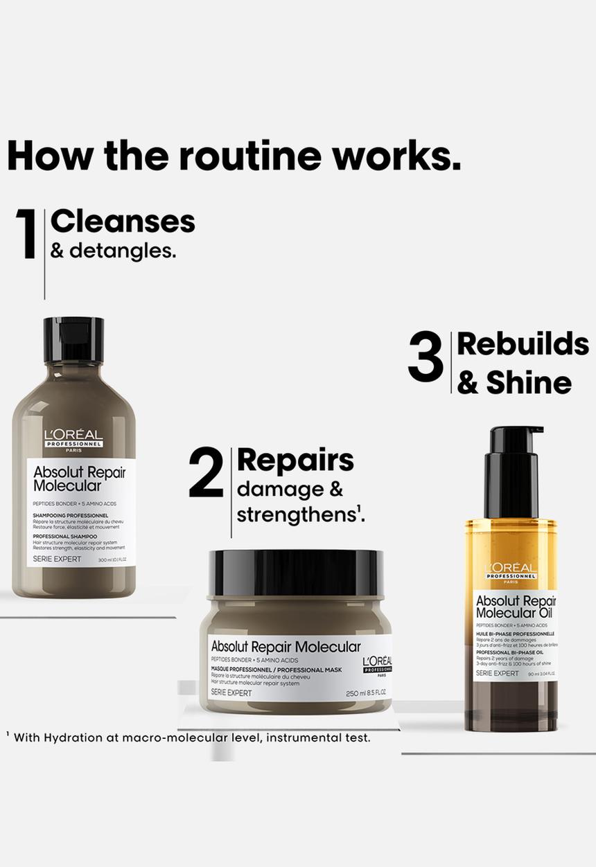 L’Oreal Professionnel - Absolut Repair Molecular Bi-Phase Oil For Damaged Hair - 90ml