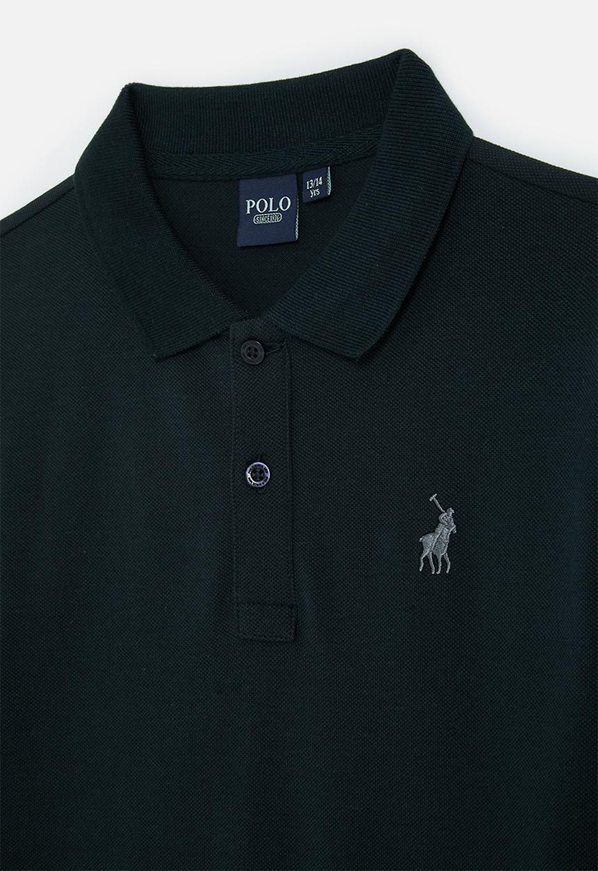 POLO - Boys rober long sleeve golfer - navy