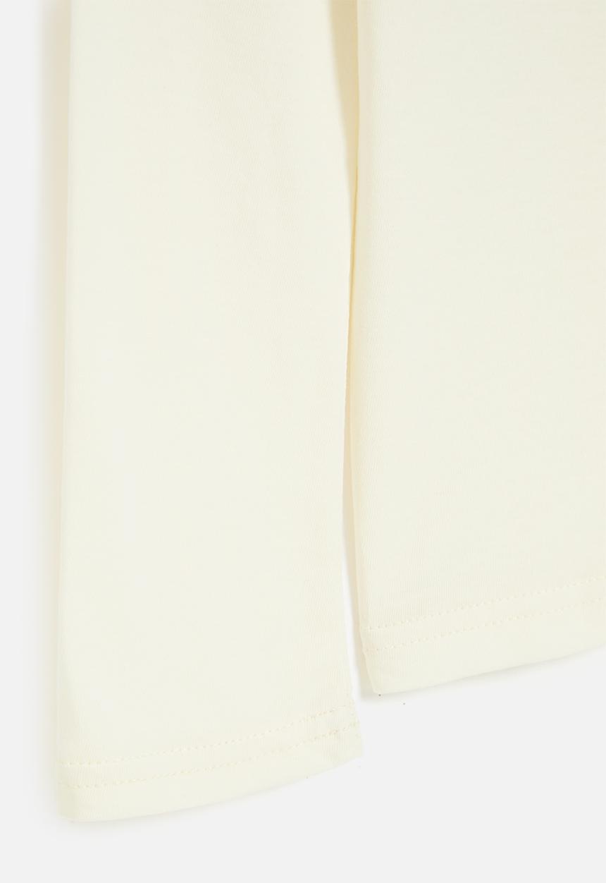 POLO - Skylar embroidered long sleeve tee - off white 