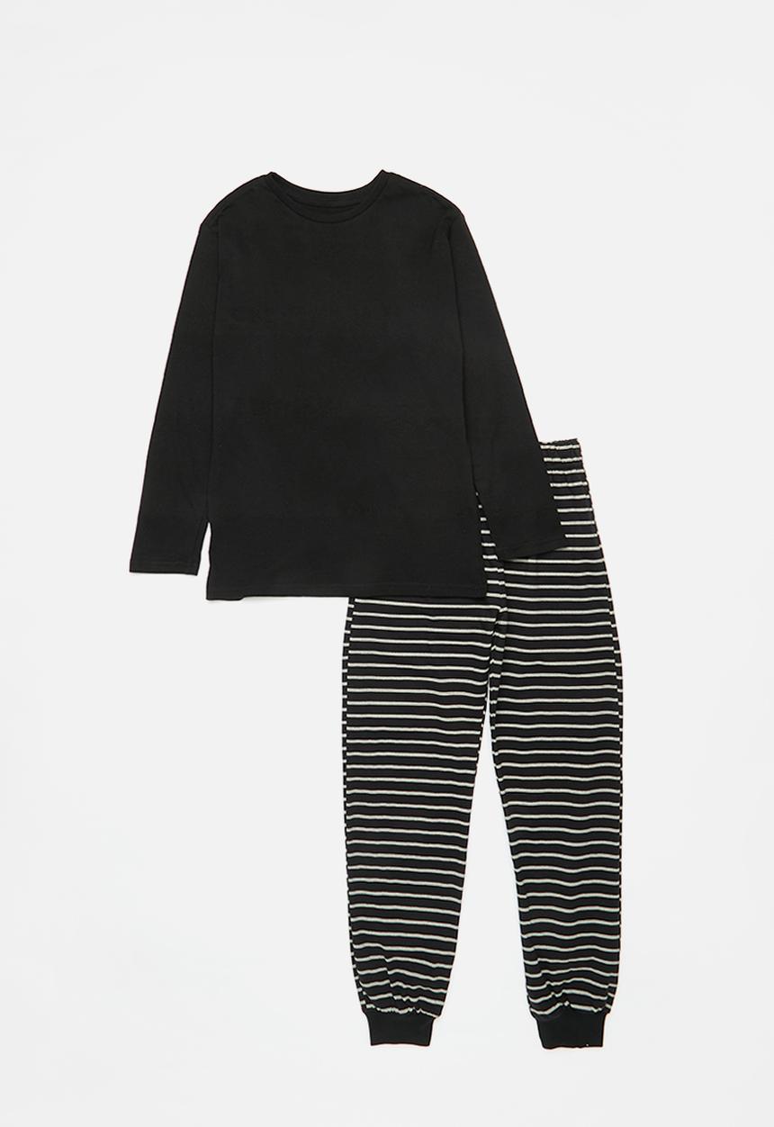 Pop Candy - Pj set - black & grey