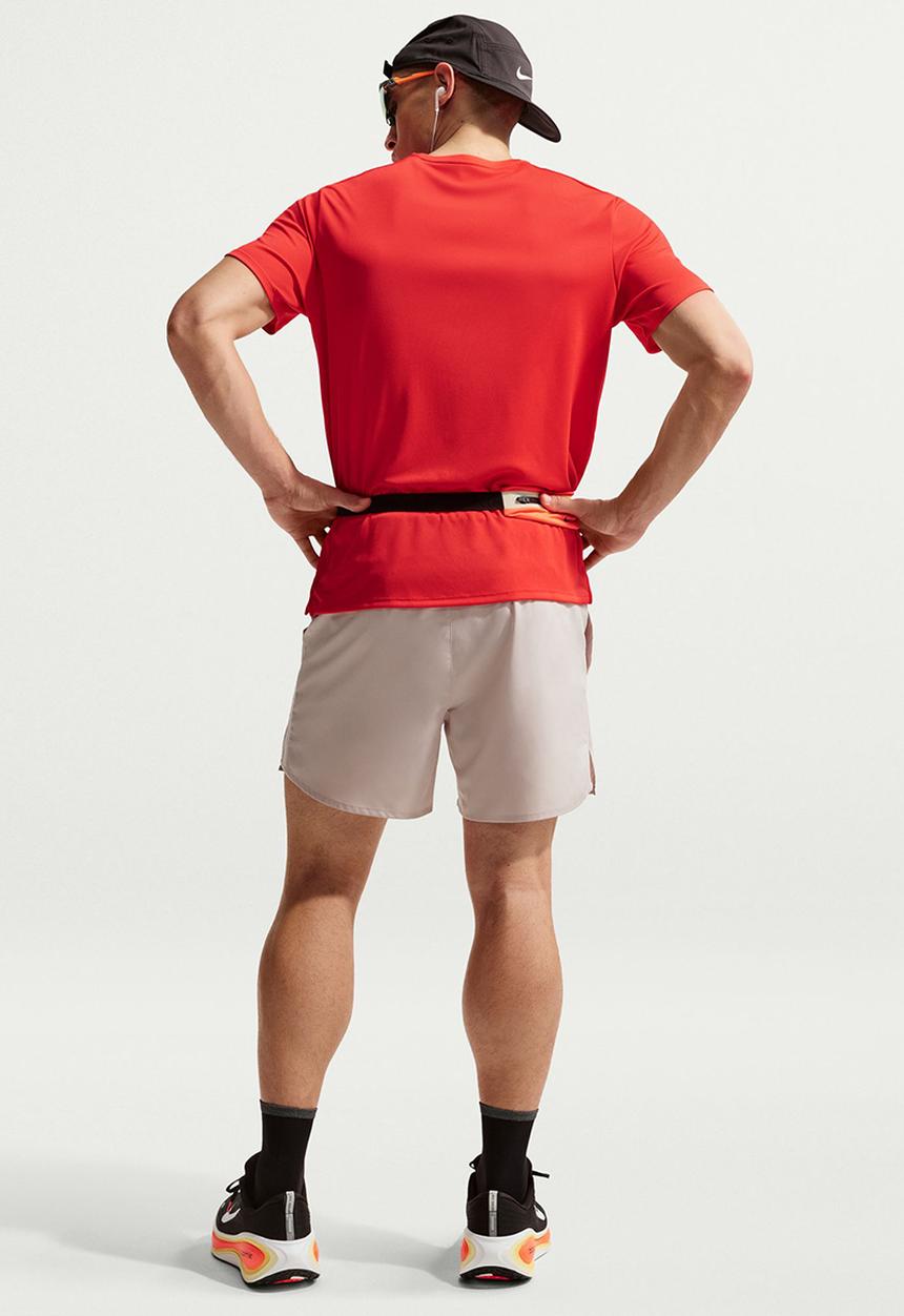 Nike - Miler  Dri-FIT UV Short-Sleeve Running Top - Red/Refelctive