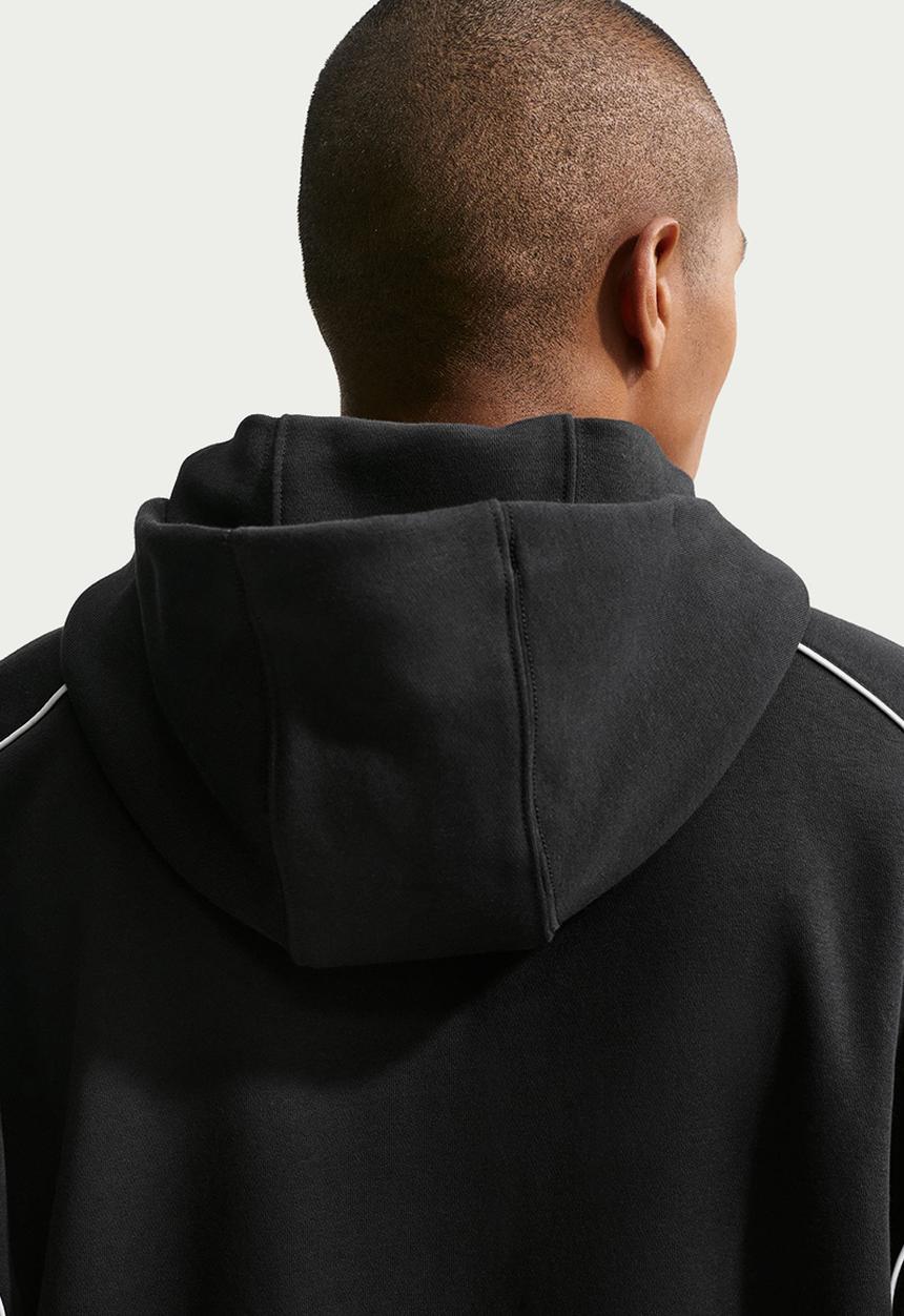 Nike - NSW  Air Full-Zip Fleece Hoodie - Black/White