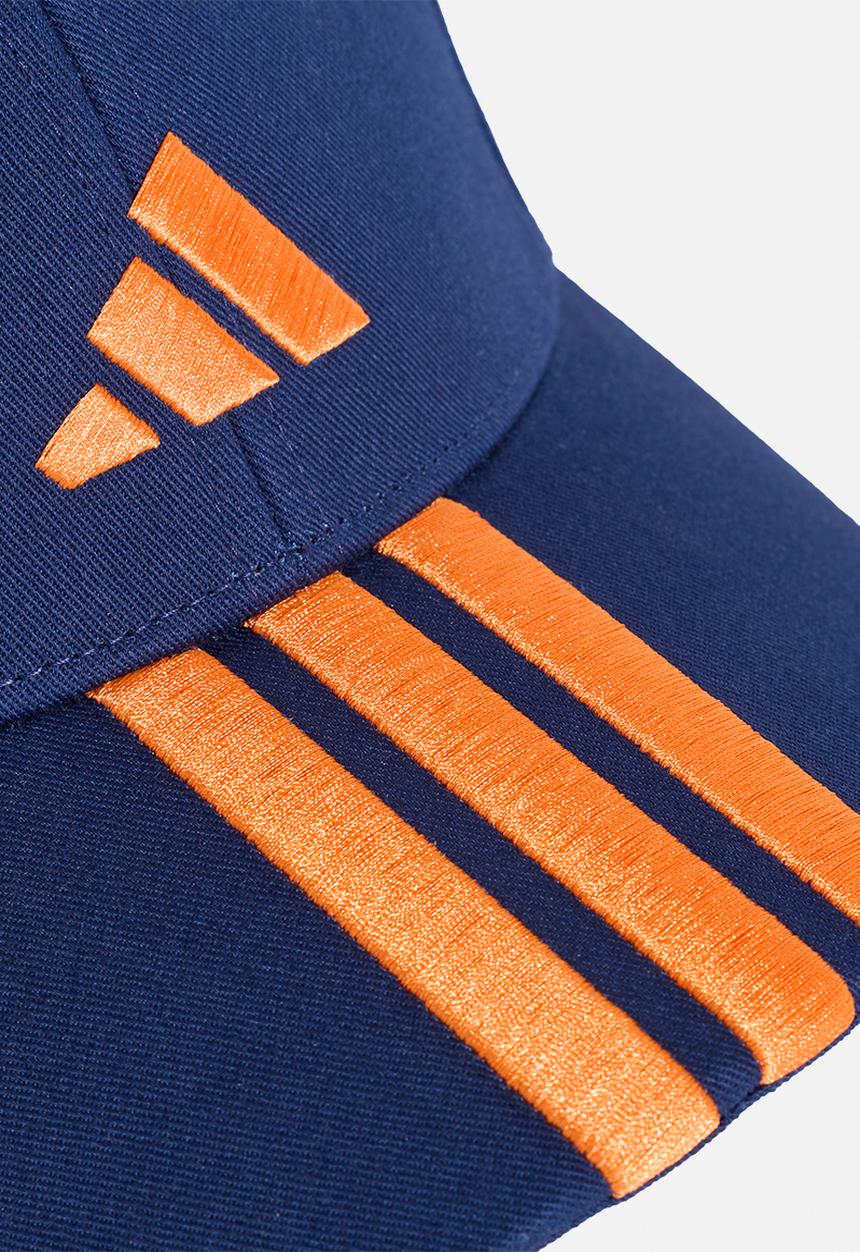 adidas Performance - Baseball 3 stripe cap nl - dark blue/pure orange