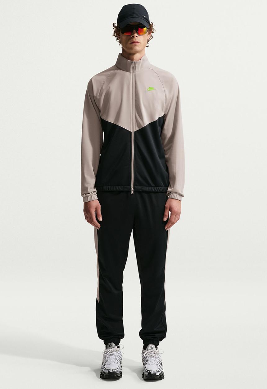 Nike - NSW Windrunner Poly-Knit Tracksuit Set -  Black/Moon