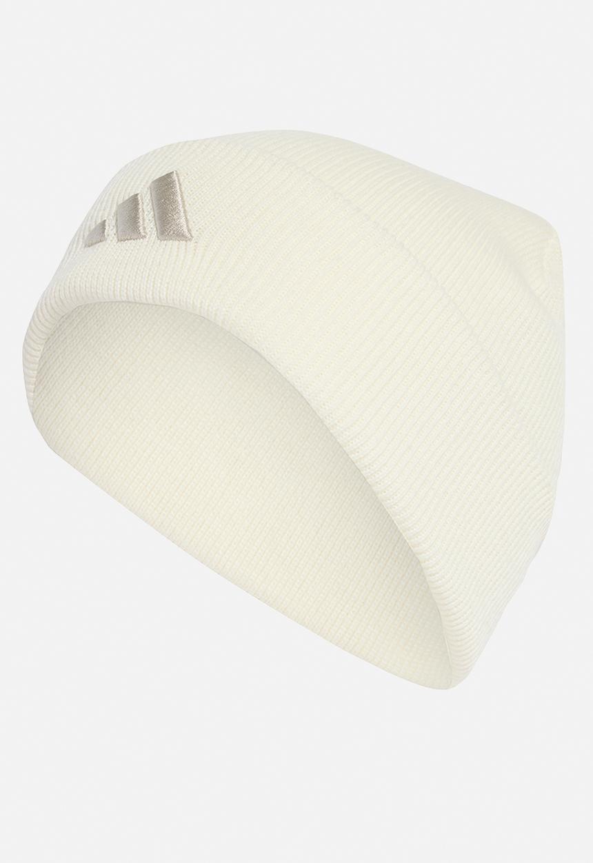 adidas Performance - New logo beanie cuff - cream white/wonder alumina