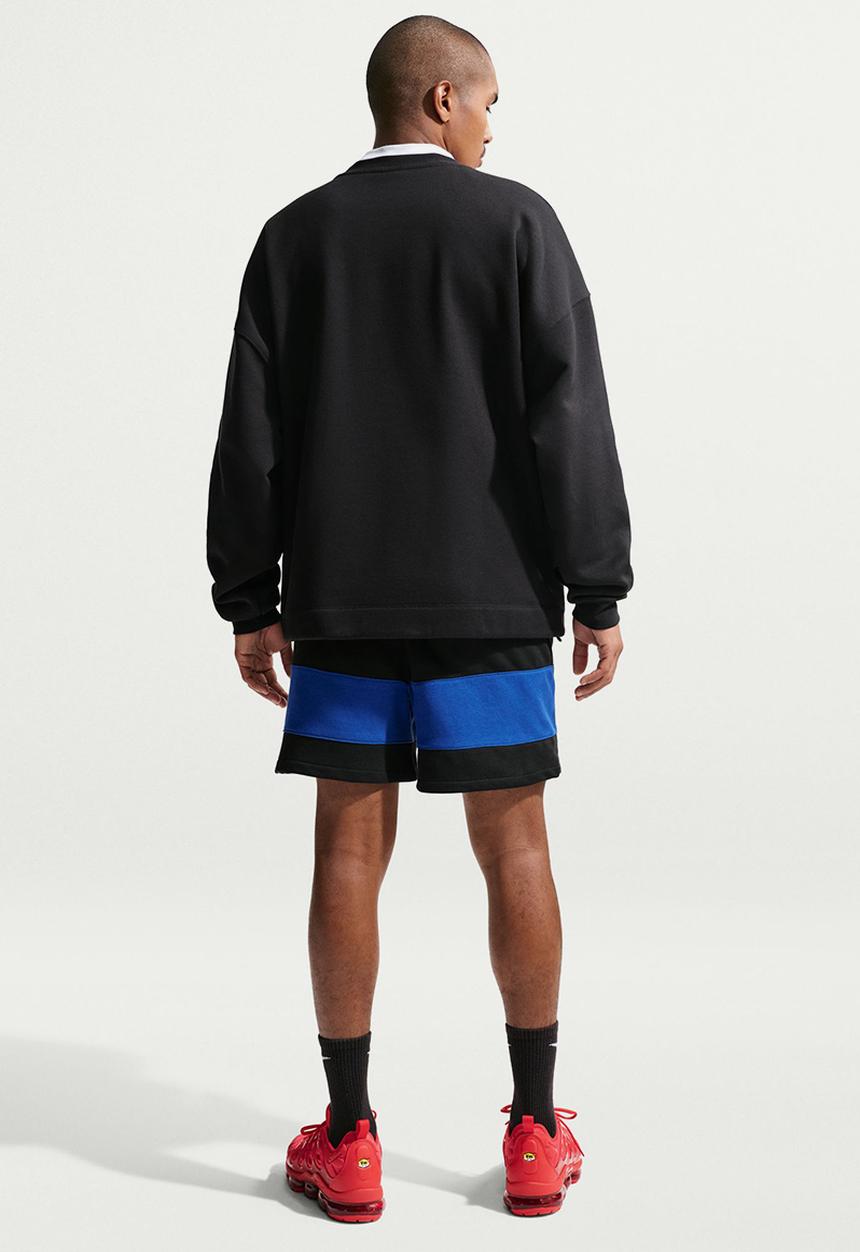 Nike - NSW Club BB Oversized JDI Crew Sweatshirt - Black