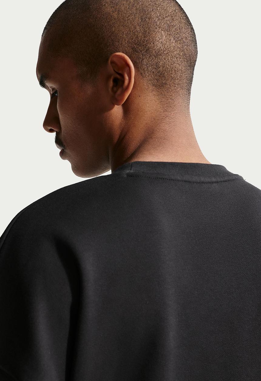 Nike - NSW Club BB Oversized JDI Crew Sweatshirt - Black