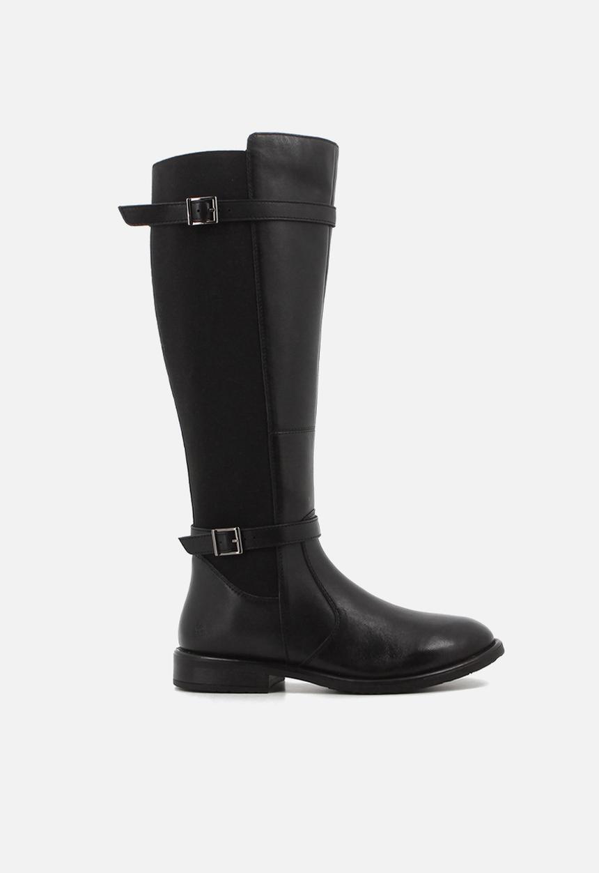Hush Puppies - Victoria leather long boot - black