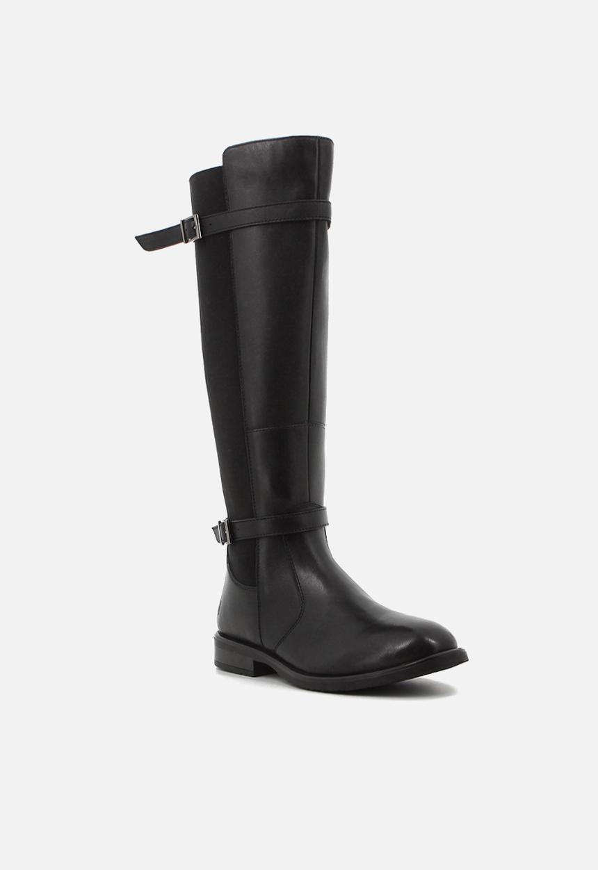 Hush Puppies - Victoria leather long boot - black