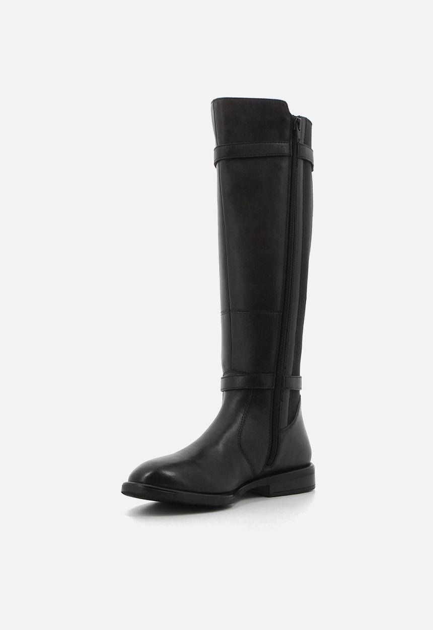 Hush Puppies - Victoria leather long boot - black