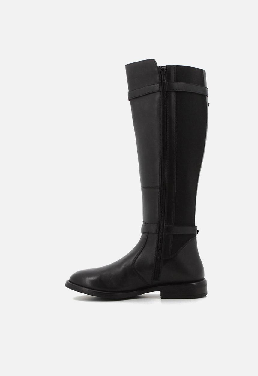 Hush Puppies - Victoria leather long boot - black