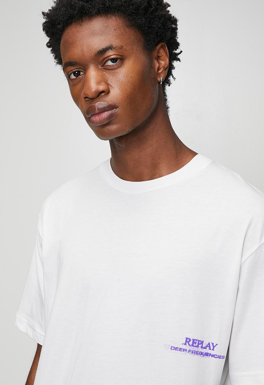 Replay - Rock And Rave Mood T-shirt - White