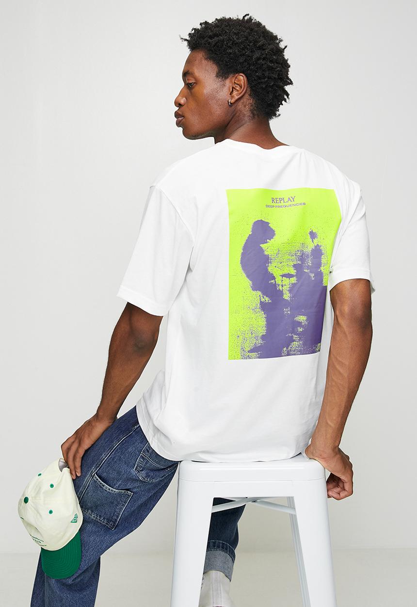 Replay - Rock And Rave Mood T-shirt - White