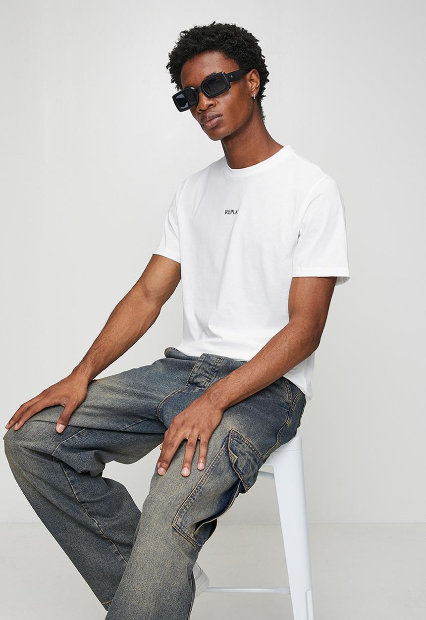 Replay - Basic Crew Neck Tee – White