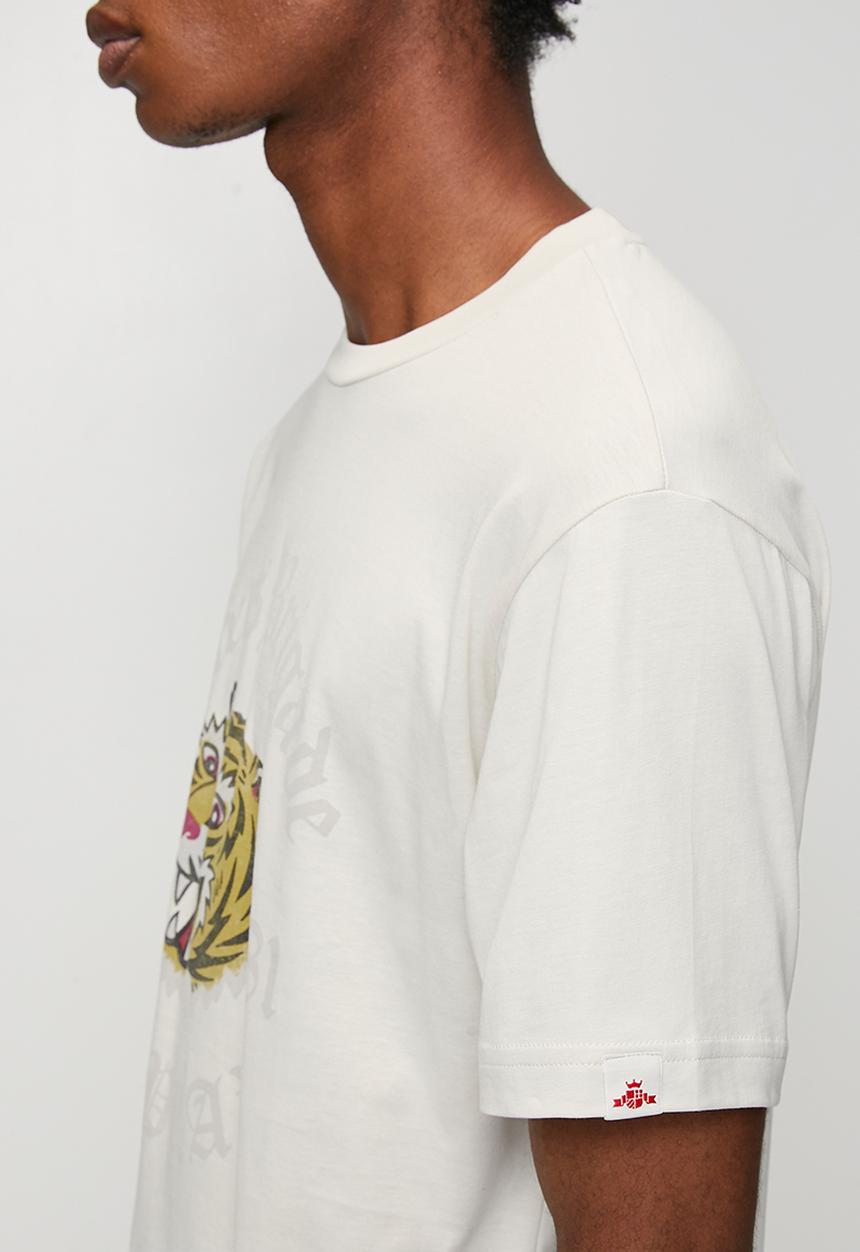 Replay - Tiger Graphic T-Shirt – White