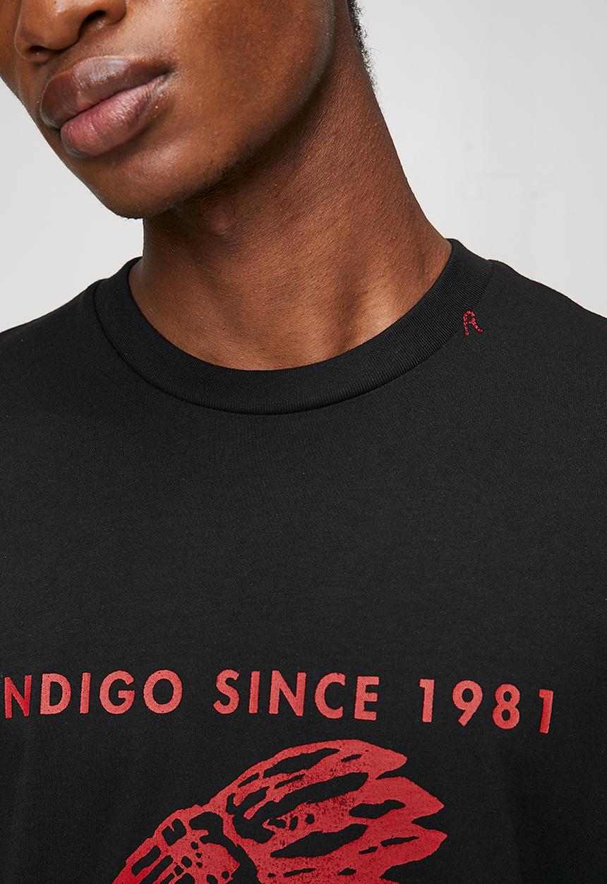 Replay - Piece dyed heavy cotton jersey - black 
