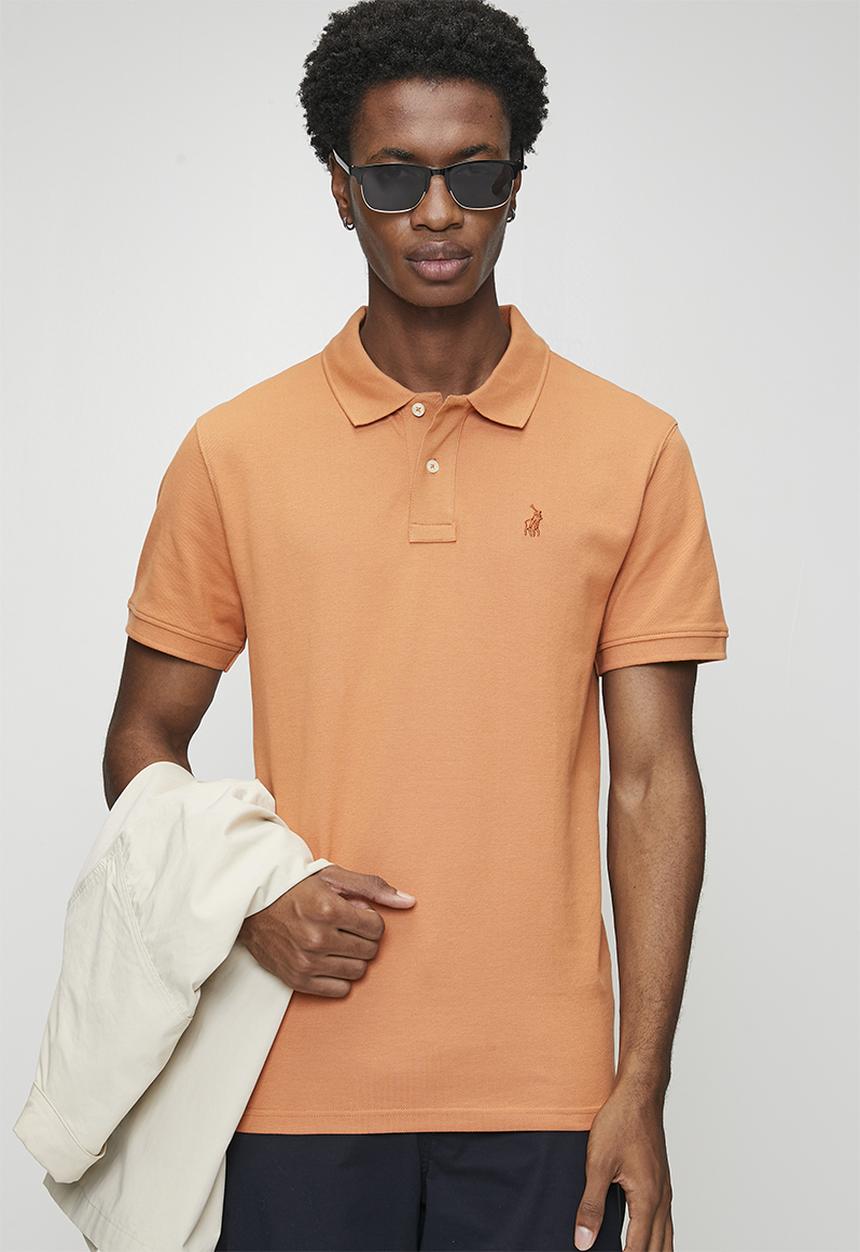 POLO - Carter Essential Pique Ss Golfer - Orange