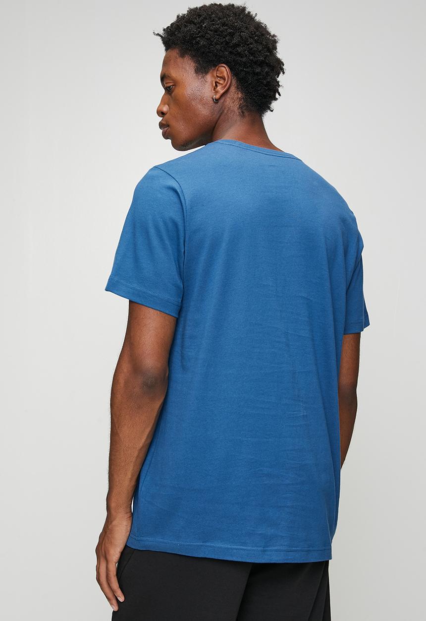 adidas Performance - Big Logo SJ Tee- Dusky Petrol Blue / Black