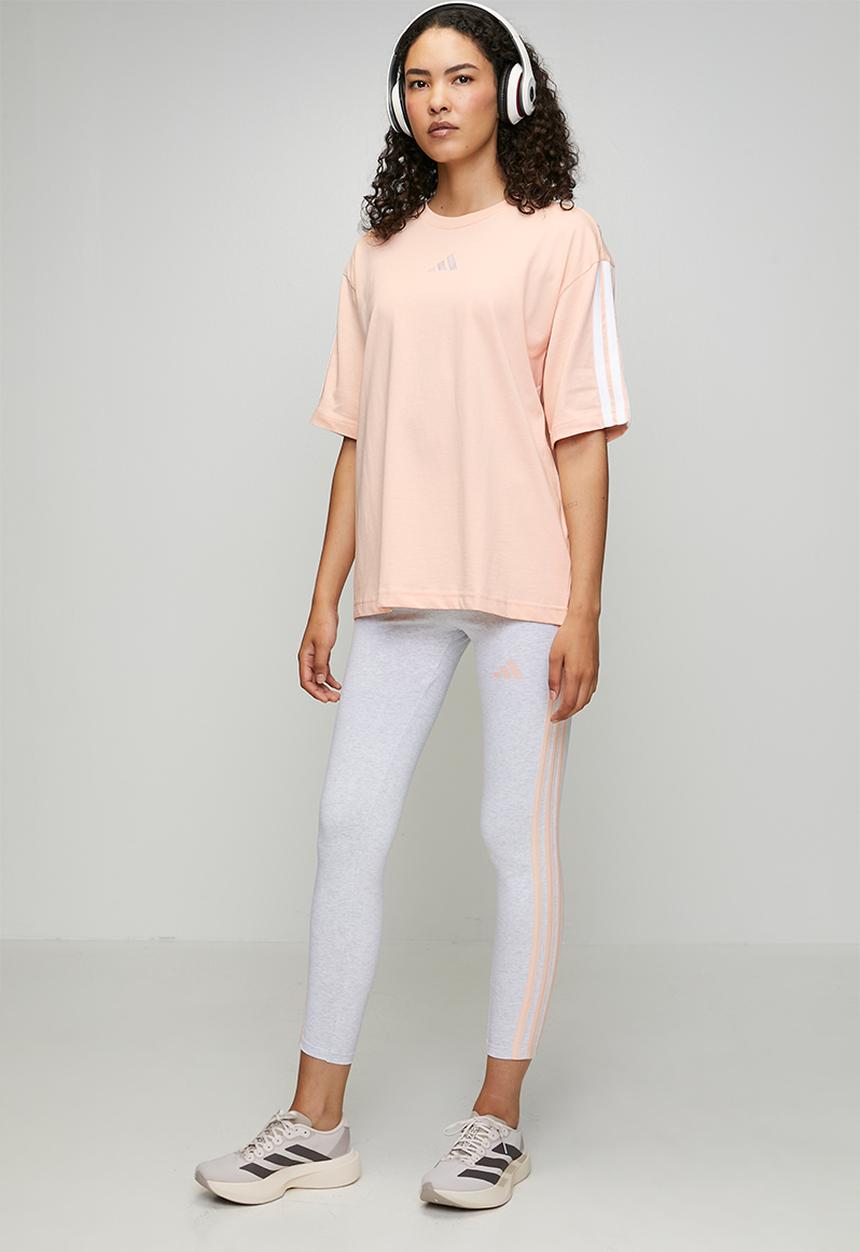 adidas Performance - W 3S Sj Bf T - Blush Pink/White