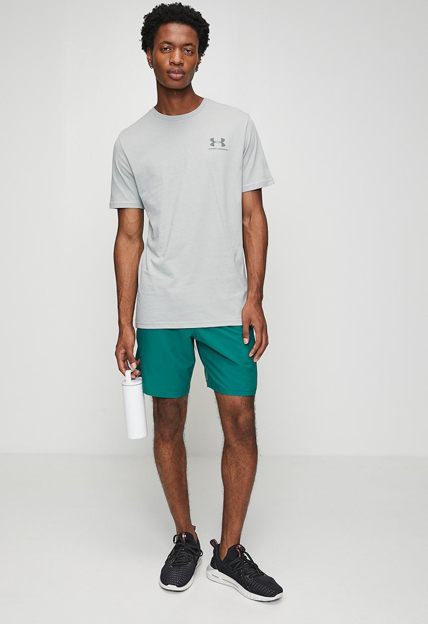 Under Armour - UA Sportstyle LC short sleeve tee - Titanium & Clay Green