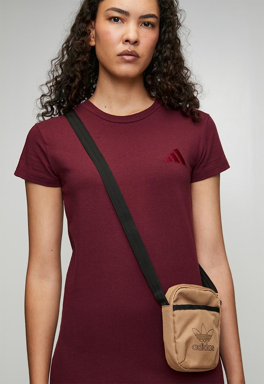 adidas Performance - W 3S Fit T Dr 3 S26 - Shadow Red / Collegiate Burgundy