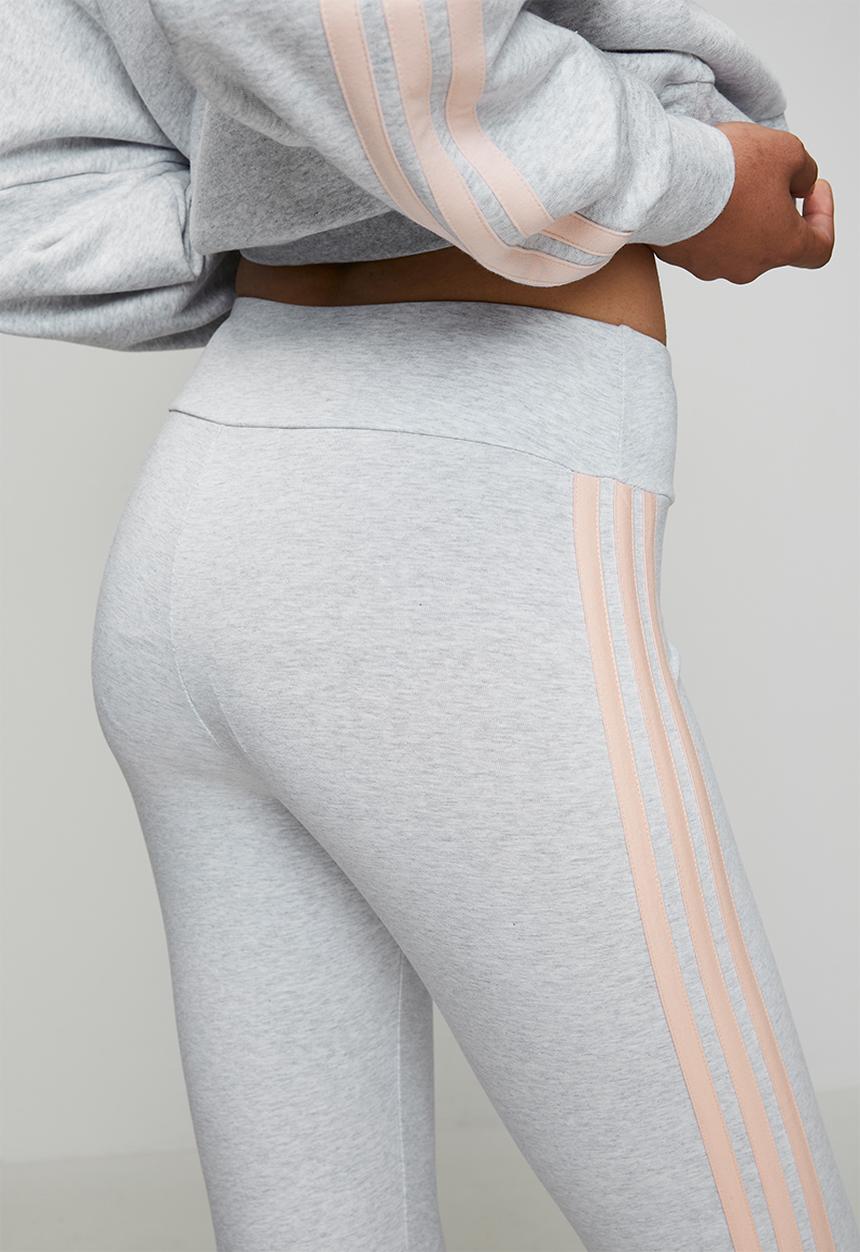 adidas Performance - W 3S Sj Leg S26 - Light Grey Heather / Blush Pink