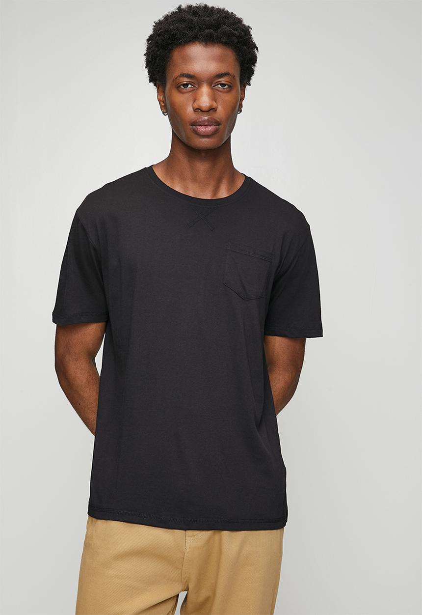 Brave Soul - Crew Neck T-Shirt - Jet Black