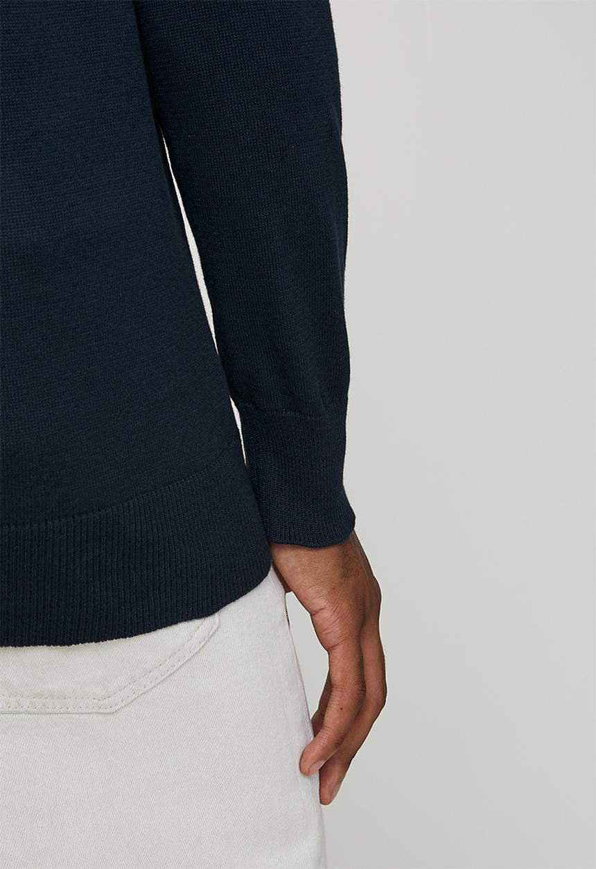 Brave Soul - Turtle Neck Jumper - Midnight Navy