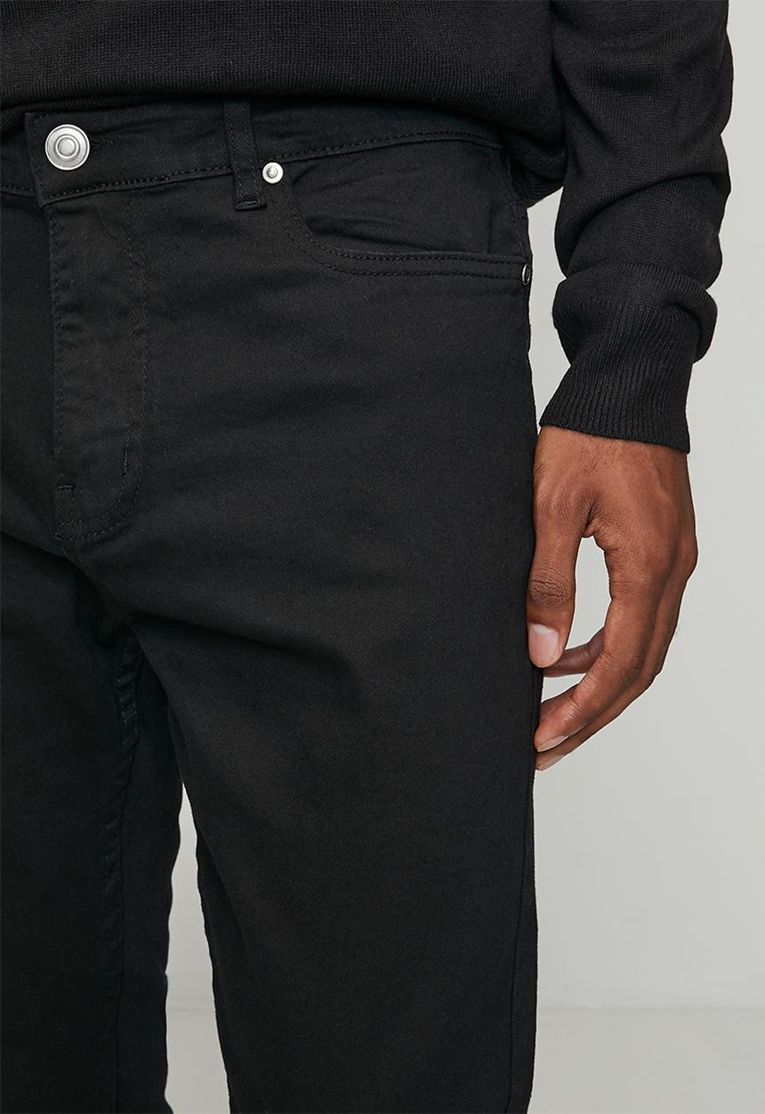 Brave Soul - Denim Skinny Fit Jean Reg Length - Black
