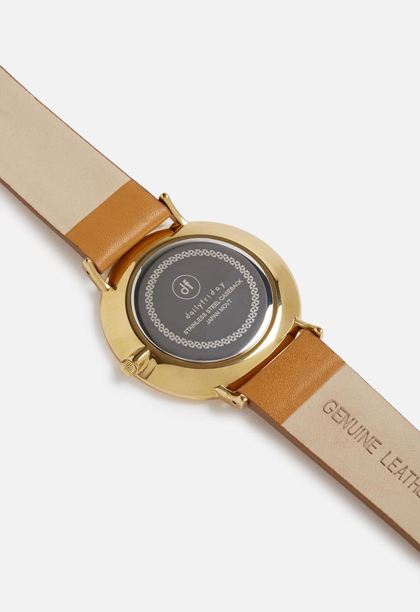 Amy leather watch - brown
