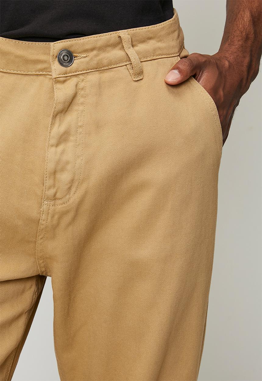 Brave Soul - Colour Denim Loose Fit Jean Long Length - Dk Stone
