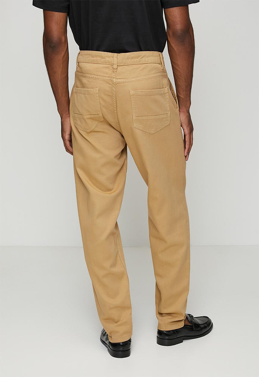 Brave Soul - Colour Denim Loose Fit Jean Long Length - Dk Stone