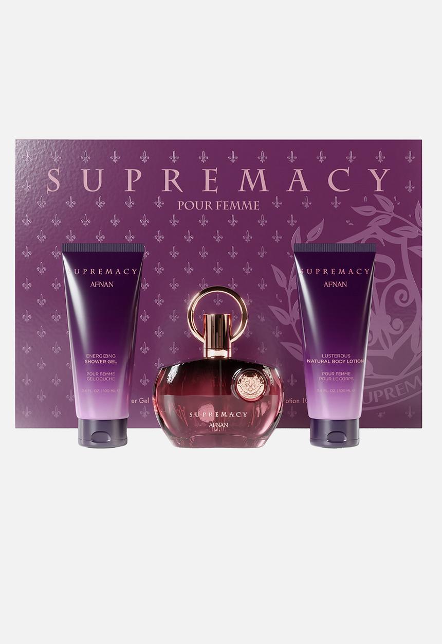 AFNAN - Afnan Supremacy Purple 3 Piece Gift Set Edp - 100ml