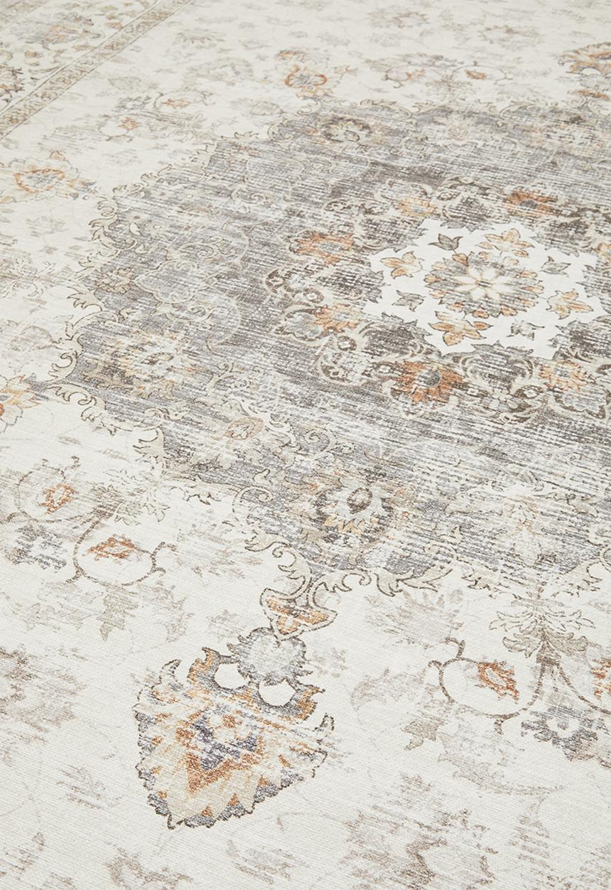 Sixth Floor - Matteo printed rug - antique stone