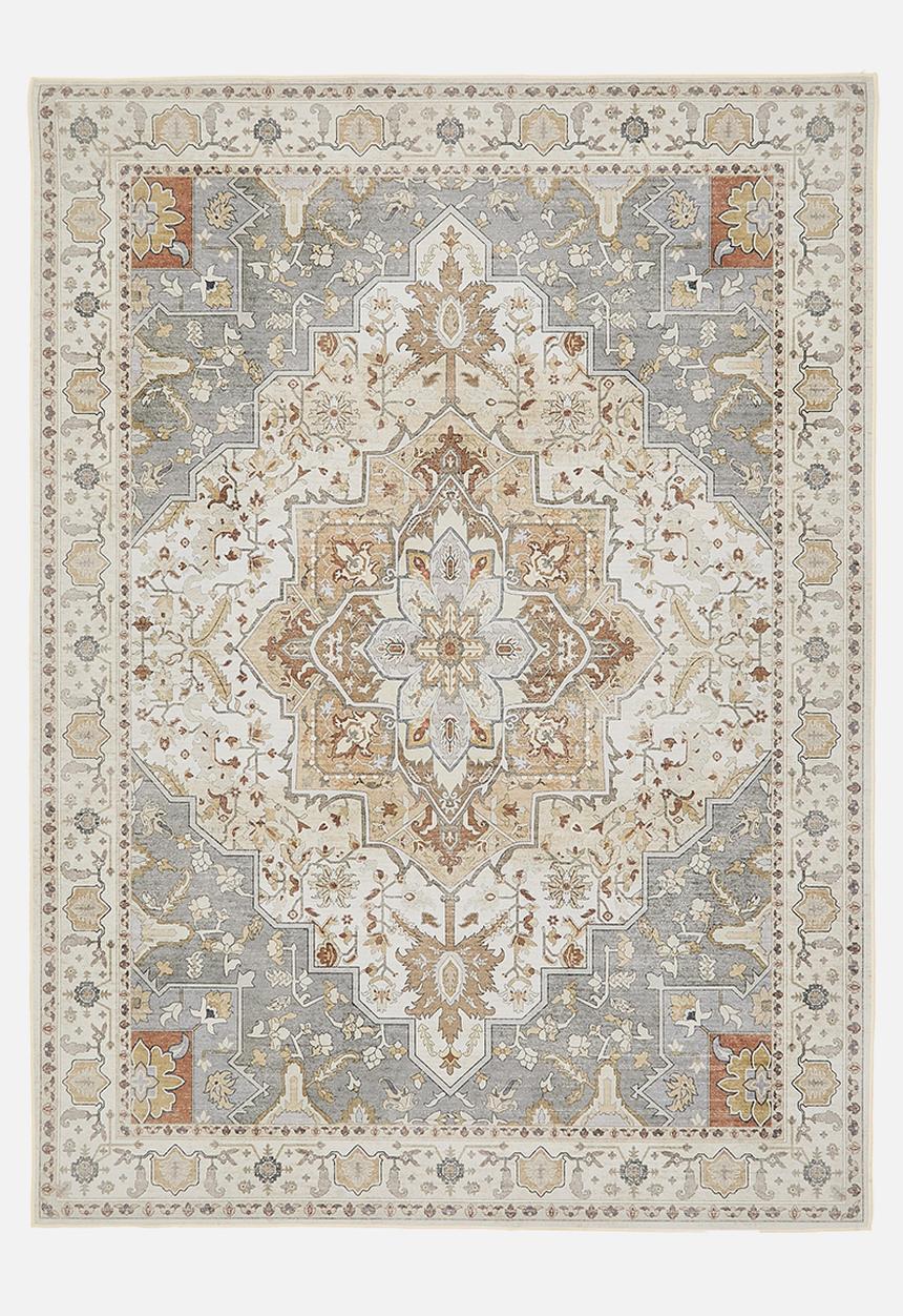 Sixth Floor - Matteo printed rug - sage oasis
