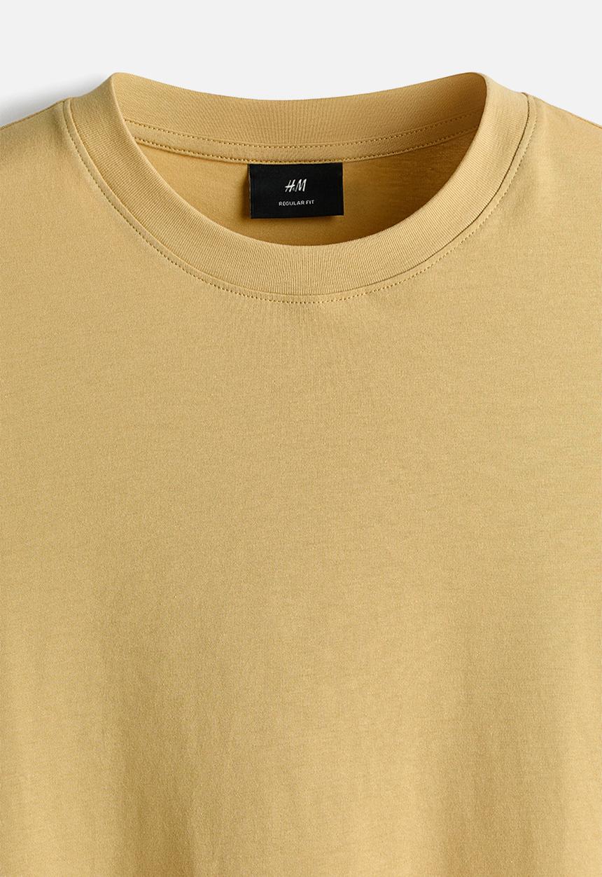 H&M - Regular fit T-shirt - yellow