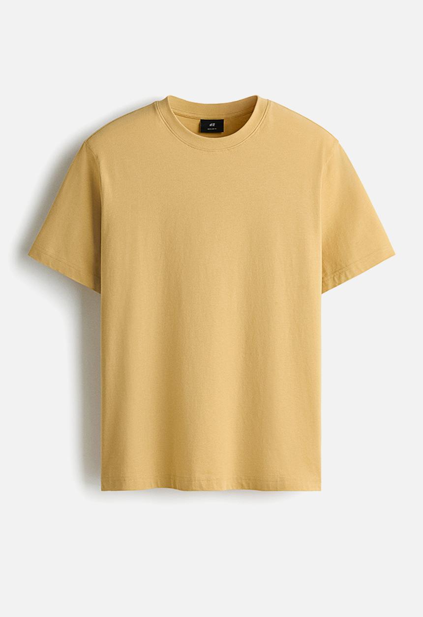 H&M - Regular fit T-shirt - yellow