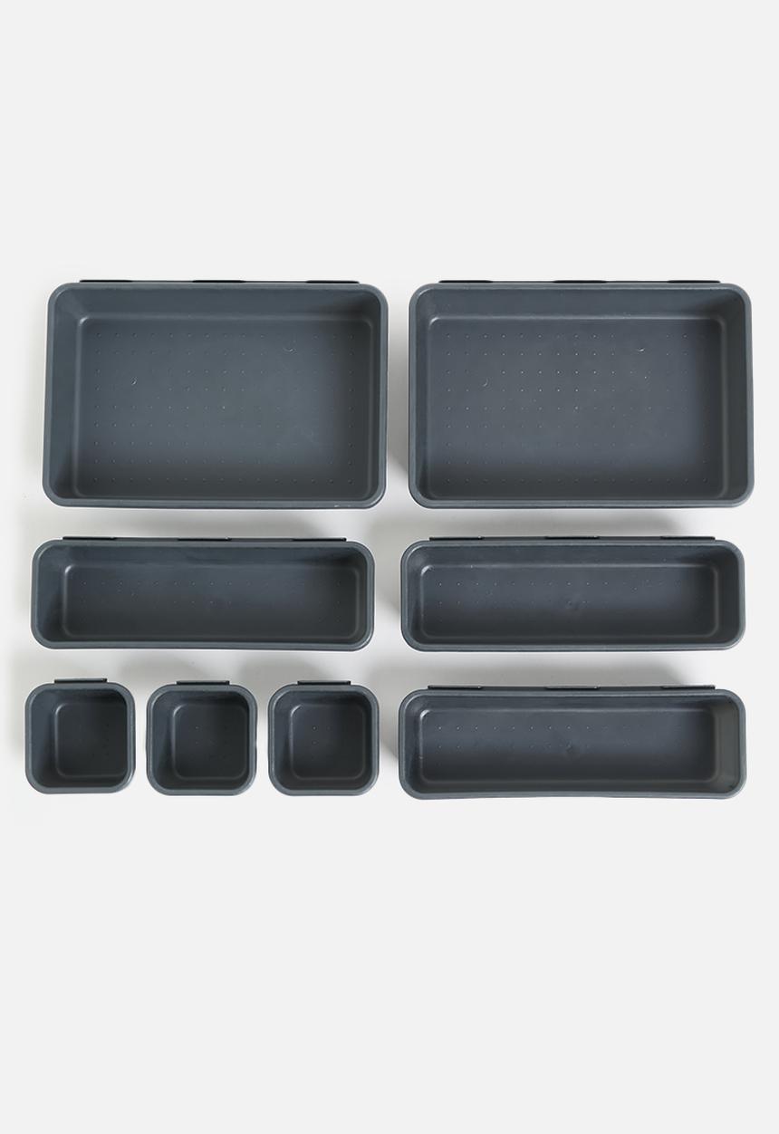 Storage Solutions - Tray Storage Boxes - Blue grey