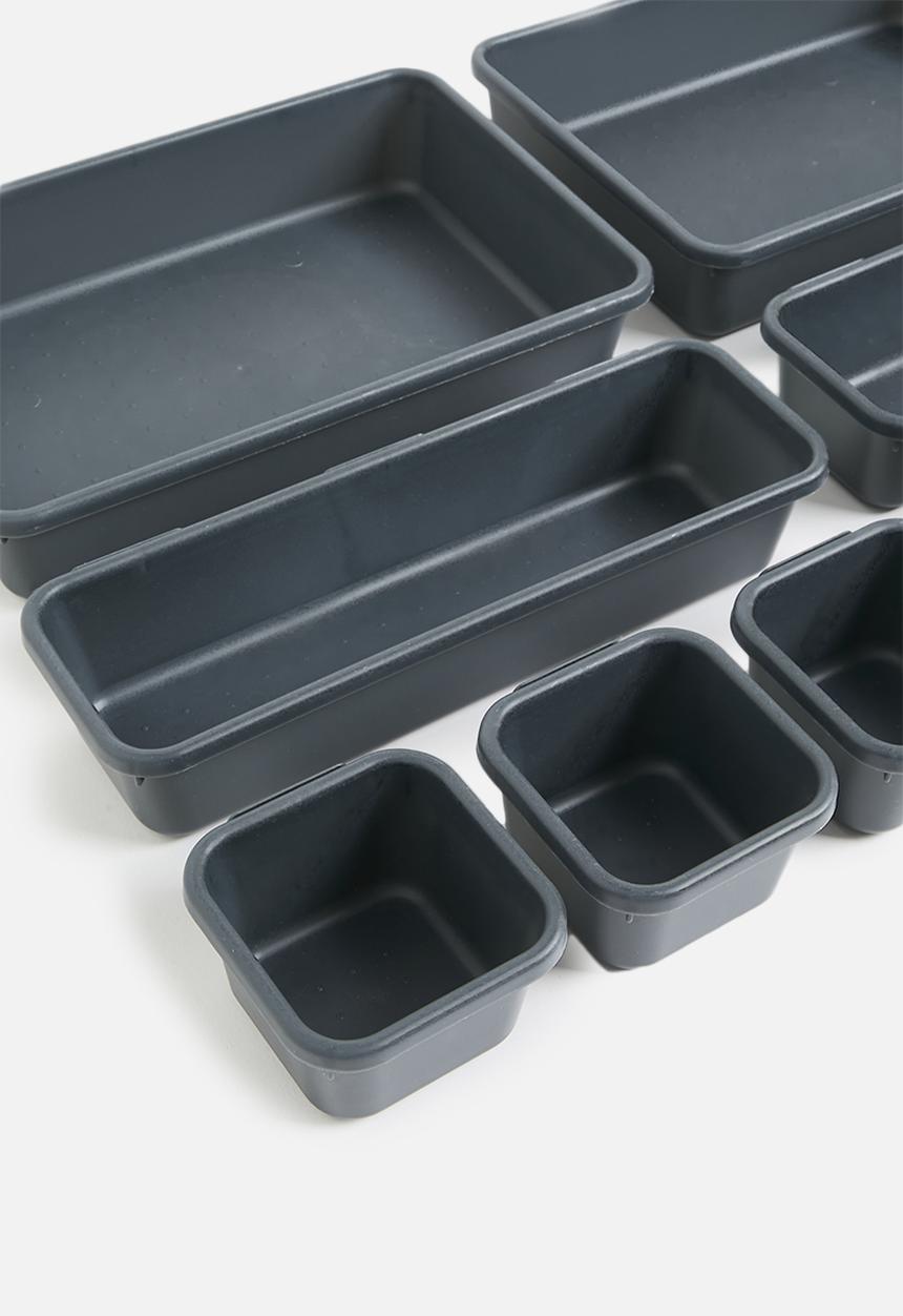 Storage Solutions - Tray Storage Boxes - Blue grey