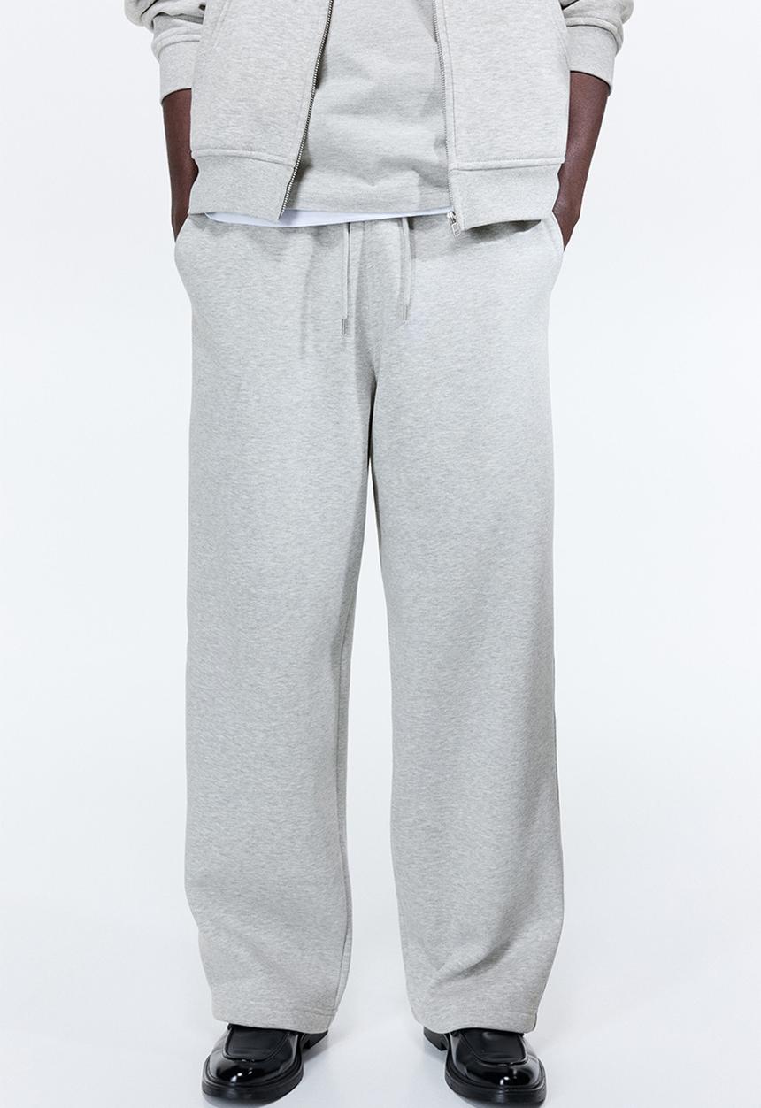 H&M - Loose fit sweatpants - light grey marl