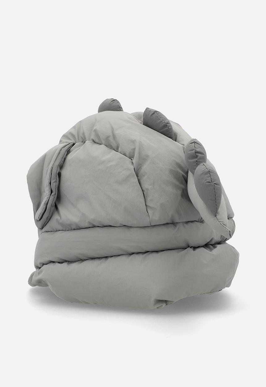 Pop Candy - Novelty quilted aviator hat - grey