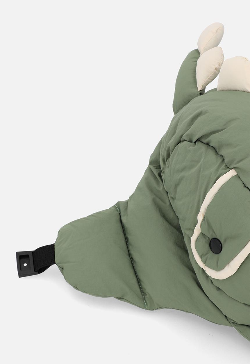 Pop Candy - Novelty quilted aviator hat - dark khaki